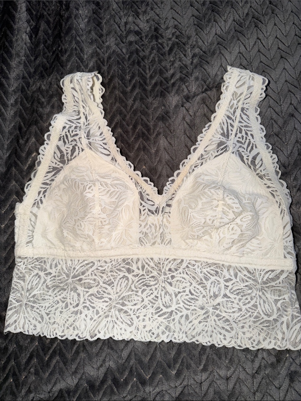 aerie Ivory Lace Bralette